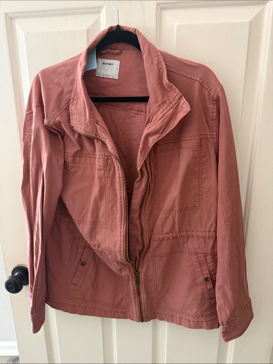 Old Navy Jackets & Blazers - Old Navy Rose-Mauve Utility Jacket